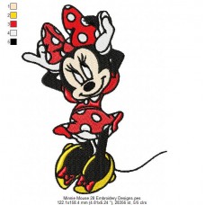 Minnie Mouse 28 Embroidery Designs